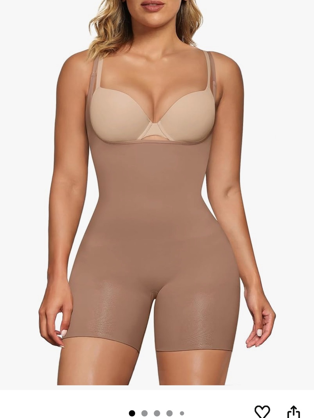 SHAPERX Women’s Bodysuit Tummy Control Shapewear